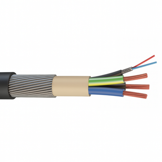 6.0mm EV SWA Cable 3C+2C Data 1m