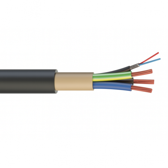 4.0mm EV ULTRA Tuff Sheath 3C+2C Data 1m