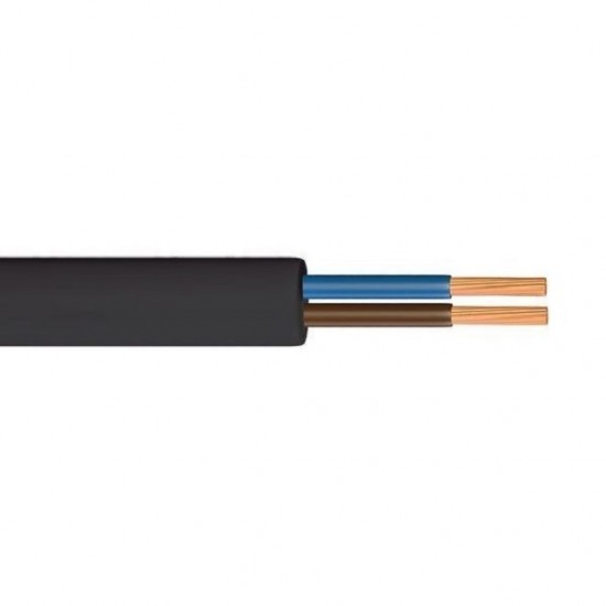 1.0mm 3182Y 2 Core Round 100m Black 1.0mm 3182Y 2 Core Round 100m Black
