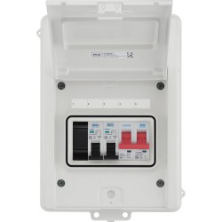 BG Metal Garage Unit MS 1x6A 1x16A MCB IP65