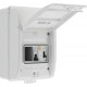 BG Metal Shower Unit RCD (A) 1x50A MCB IP65