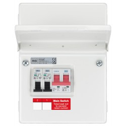 BG Metal Garage Unit MS 1x6A 1x16A MCB