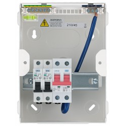 BG Metal Garage Unit MS 1x6A 1x16A MCB