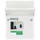 BG Metal Shower Unit RCD (A) 1x50A MCB