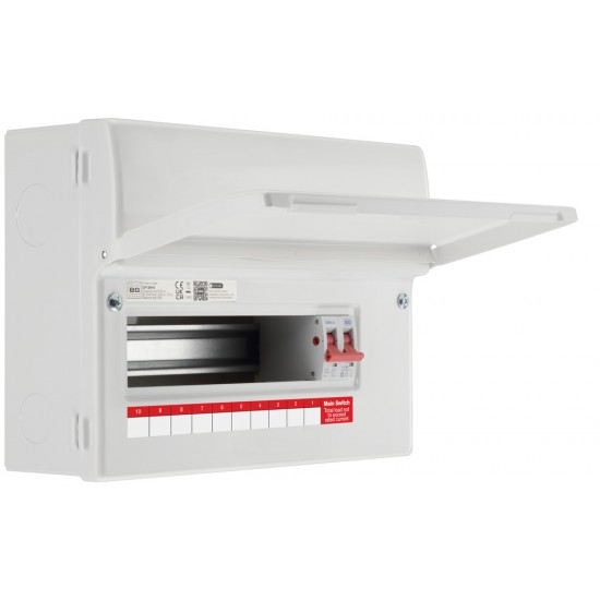 BG 10 Way MS Metal Consumer Unit BG 10 Way MS Metal Consumer Unit