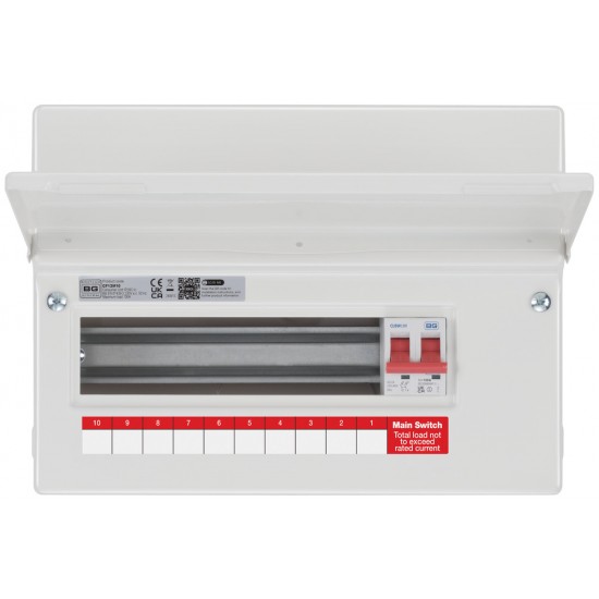BG 10 Way MS Metal Consumer Unit