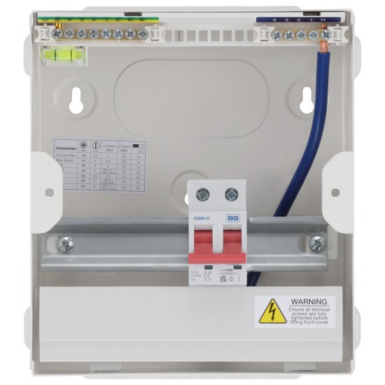 BG 4 Way MS Metal Consumer Unit
