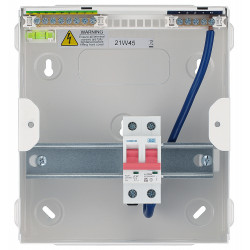 BG 4 Way Metal Main Switch Consumer Unit