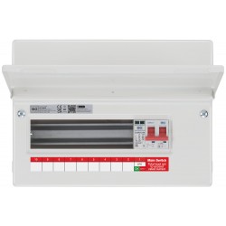 BG 9 Way Consumer Unit Main Switch & SPD