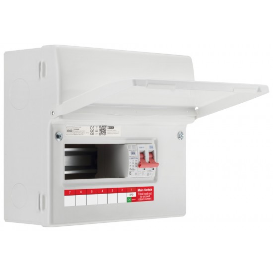 BG 6 Way MS & SPD Metal Consumer Unit BG 6 Way MS & SPD Metal Consumer Unit