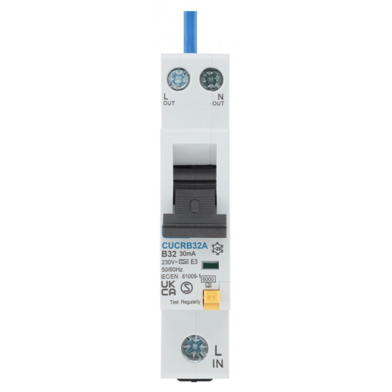 BG Compact RCBO (A) B Curve 32amp