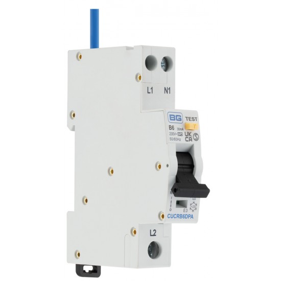 BG Compact RCBO DP Bi-Directional (A) B Curve 6amp
