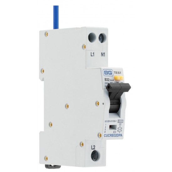BG Compact RCBO DP Bi-Directional (A) B Curve 32amp