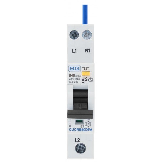 BG Compact RCBO DP Bi-Directional (A) B Curve 40amp