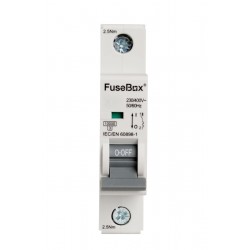 Fusebox 10kA 6amp SP MCB B Curve