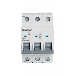 Fusebox 10kA 6amp TP MCB B Curve