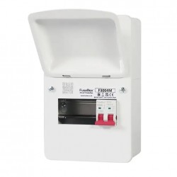 Fusebox 4 Way Consumer Unit 100A Main Switch