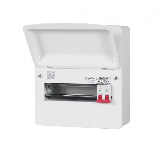 Fusebox 8 Way Consumer Unit 100A Main Switch Fusebox 8 Way Consumer Unit 100A Main Switch