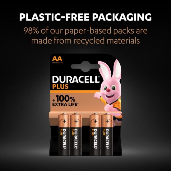 Duracell Batteries AA (Pack of 4)