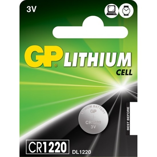 CR1220 36mAh Button Cell Battery (Each)