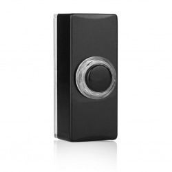 Byron Illuminated Black Bell Push (DBW-22012)