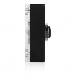 Byron Illuminated Black Bell Push (7720)