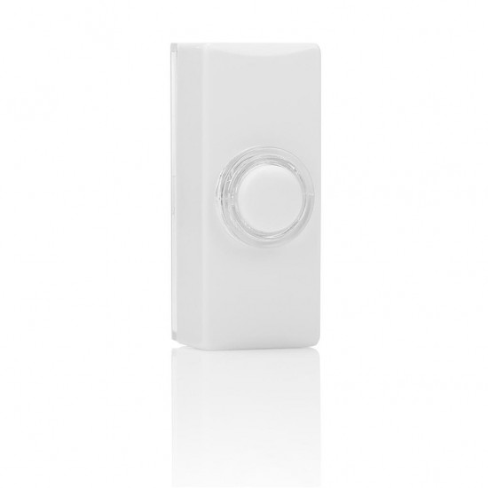 Byron Illuminated White Bell Push (7730)