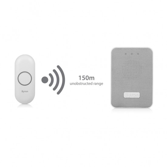 Byron Portable Wirefree Chime 150m (DBY-22321) Byron Portable Wirefree Chime 150m (DBY-22321)
