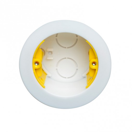 35mm 1 Gang Round Cavity Box 35mm 1 Gang Round Cavity Box