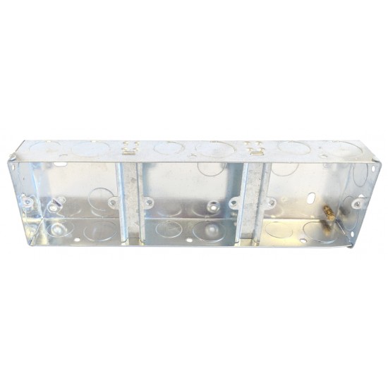 35mm Triple Steel Box 3x1G 35mm Triple Steel Box 3x1G