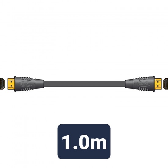 1.0m HDMI Lead Plug To Plug 1.0m HDMI Lead Plug To Plug