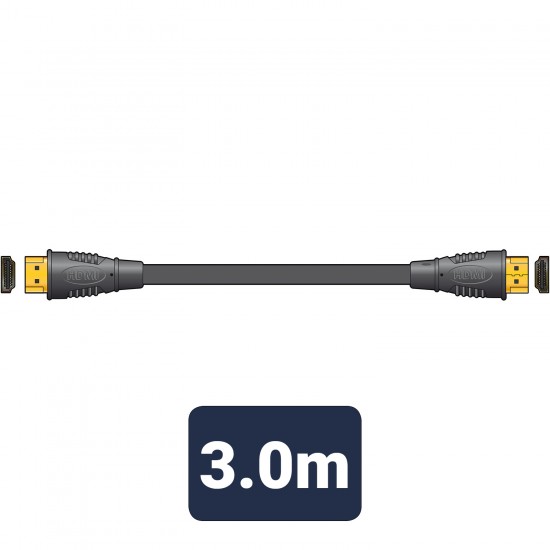 3.0m HDMI Lead Plug To Plug 3.0m HDMI Lead Plug To Plug