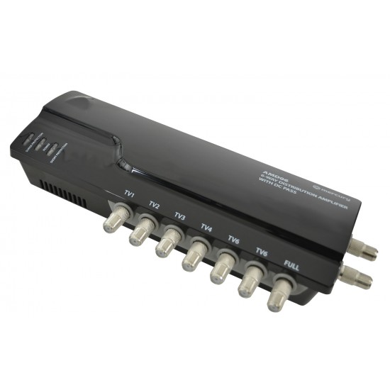 6 Way UHF/VHF Amplifier 6 Way UHF/VHF Amplifier