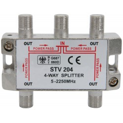 F-Plug 4 Way Splitter