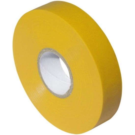 19mm x 33m PVC Tape Yellow 19mm x 33m PVC Tape Yellow
