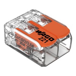 Wago Lever Connector 6mm 2 Way Each
