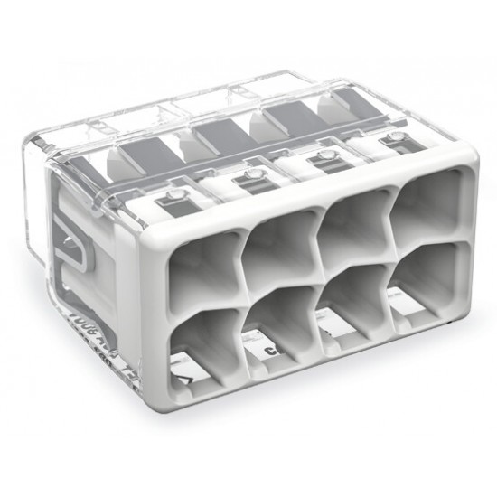 Wago Push Connector 4mm 8 Way Each