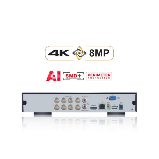 DVR12 B6 8 Channel DVR (8xBNC,4xIP) No HDD DVR12 B6 8 Channel DVR (8xBNC,4xIP) No HDD