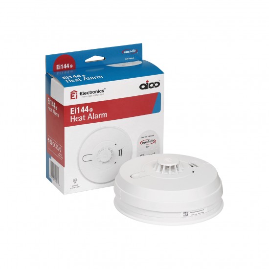 Aico (EI144E) 240v/Batt. Heat Detector Aico (EI144E) 240v/Batt. Heat Detector