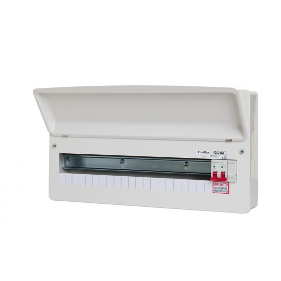 Fusebox 21 Way Consumer Unit 100A Main Switch Fusebox 21 Way Consumer Unit 100A Main Switch