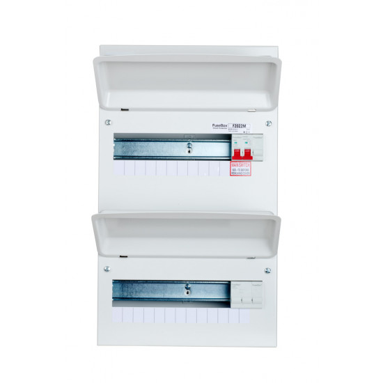 Fusebox 22 Way Double Consumer Unit 100A Main Switch Fusebox 22 Way Double Consumer Unit 100A Main Switch