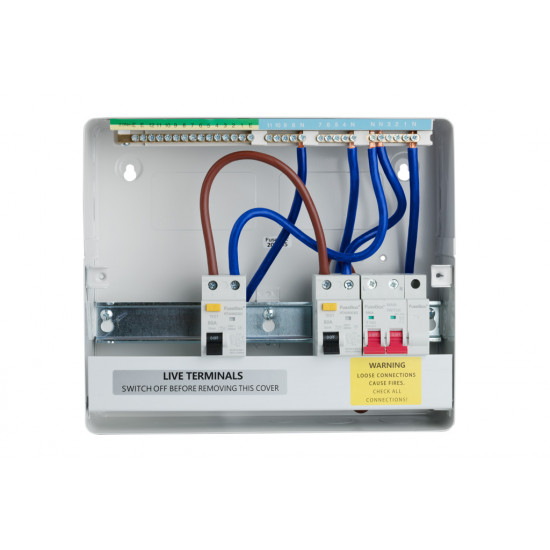 Fusebox 7 Way CU Dual Type A RCD & Main Switch Fusebox 7 Way CU Dual Type A RCD & Main Switch