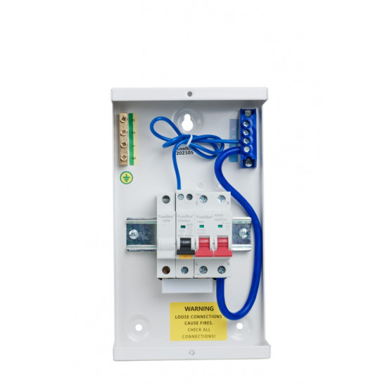 Fusebox 100A Main Switch 40A RCBO Type A