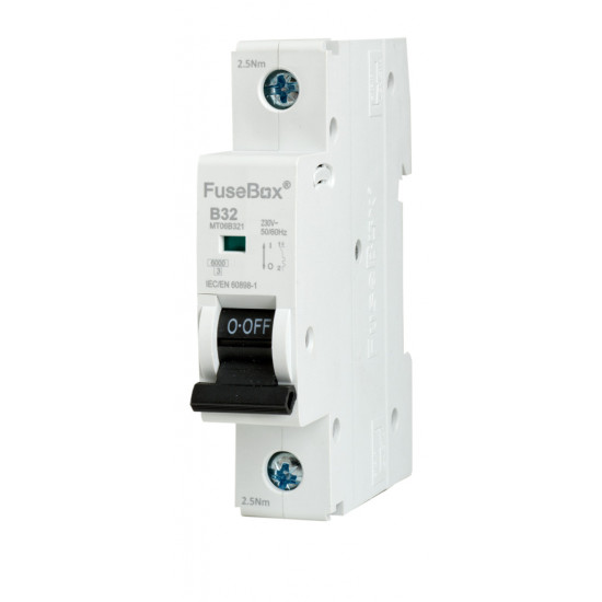 Fusebox 32amp SP MCB B Curve Fusebox 32amp SP MCB B Curve