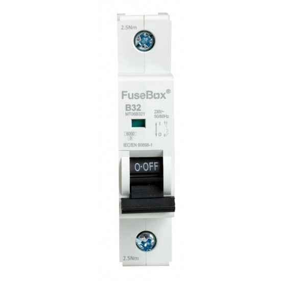 Fusebox 32amp SP MCB B Curve Fusebox 32amp SP MCB B Curve