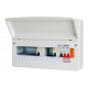Fusebox 10 Way C/Unit Dual Type A RCD, MS & SPD Fusebox 10 Way C/Unit Dual Type A RCD, MS & SPD