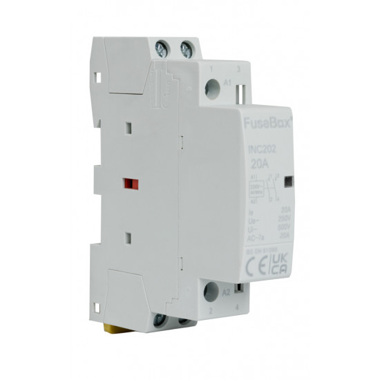 Fusebox 20A 2P NO Contactor