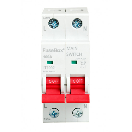 Fusebox 100A 2P Isolator