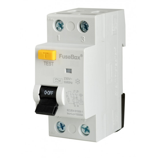 Fusebox 100A 30mA RCD Type A