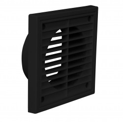 100mm External Fan Grille (Fixed) Black